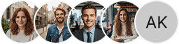 Multiple investor profile avatars on Mintcove Global trading review block